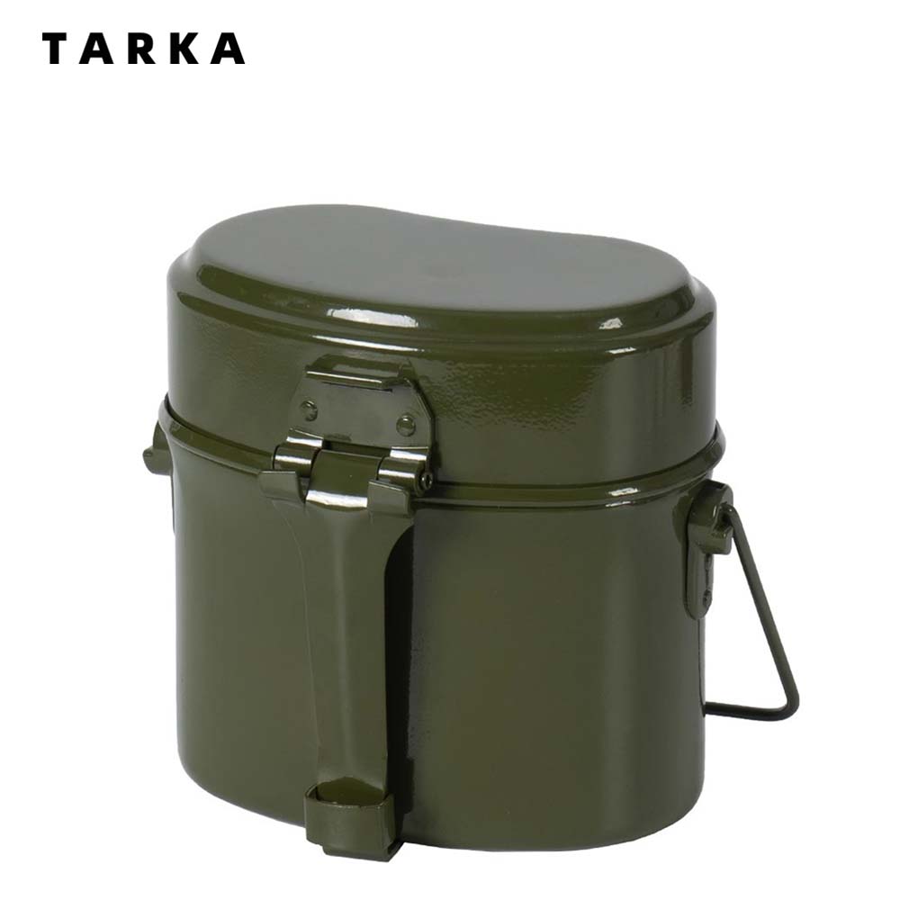 Camping Cooking Kit Box - TARKA Lunch Box da campeggio Army