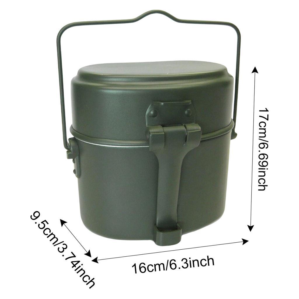 Camping Cooking Kit Box - Kit da campeggio con contenitore per