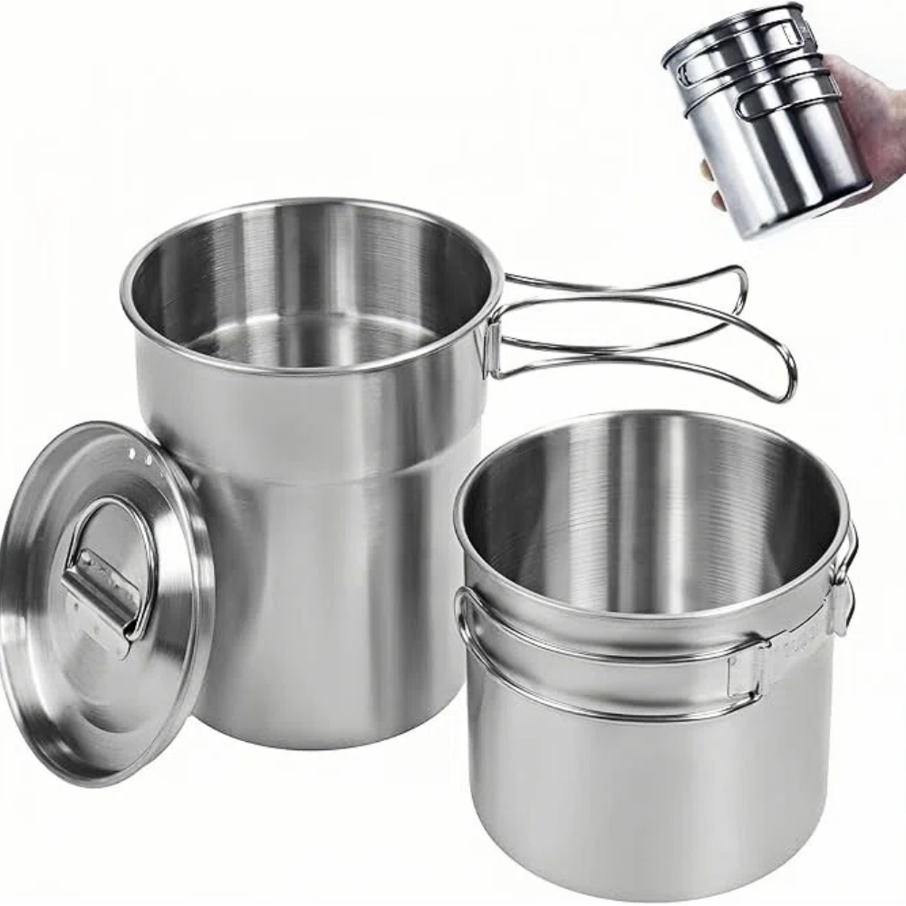 Camping Cooking Appliances - Tazze pieghevoli da campeggio, pentole da