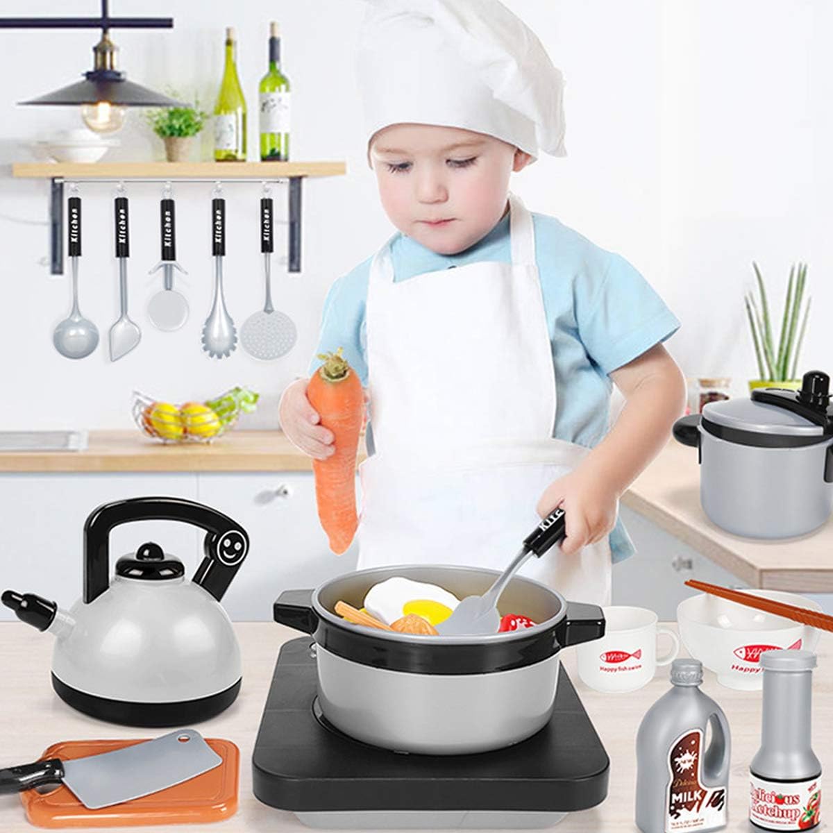 Camping Cooking Kids - Set di giocattoli da cucina per