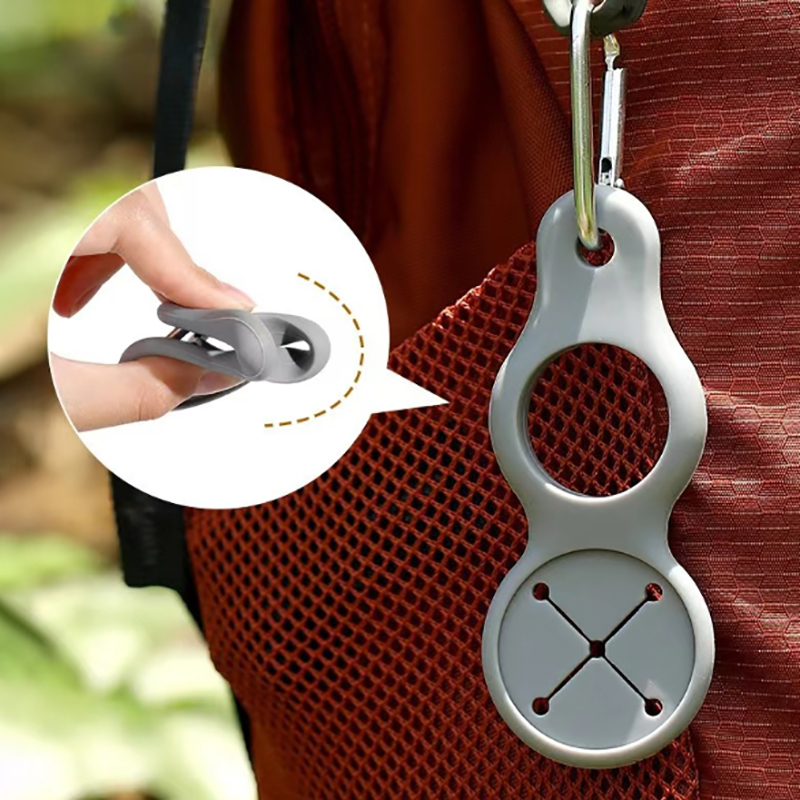Camping Cooking Can - Bollitore sportivo in silicone con fibbia,