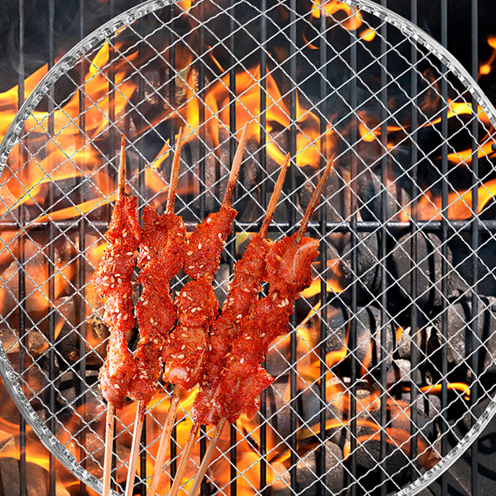 Camping Cooking Mesh - Set di 10 Griglie per Barbecue,