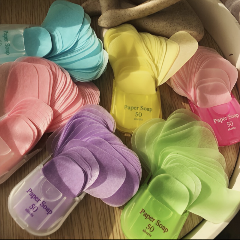 Biodegradable Soap Camp - 50 fogli di sapone portatili |