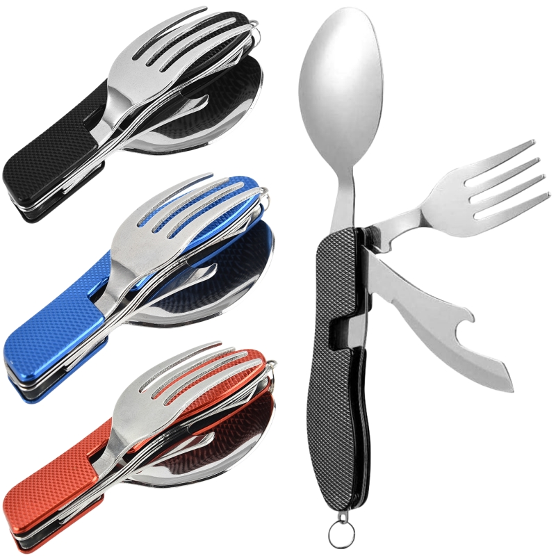 Camping Cooking Knife Set - Set di utensili da campeggio pieghevoli
