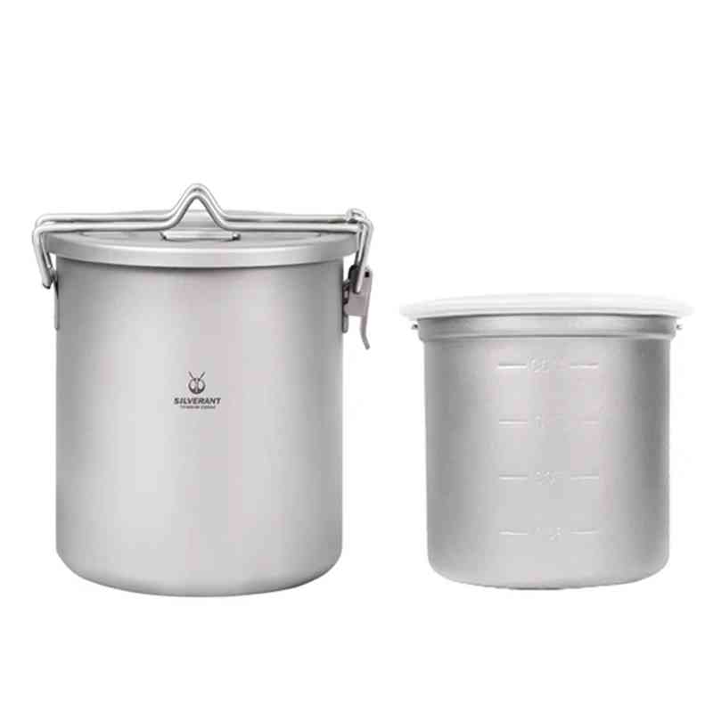 Camping Cooking Mesh - Silverant Camping Titanium Pot Fornello ultraleggero
