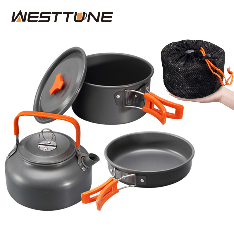 Camping Cooking Appliances - WESTTUNE Kit di pentole da campeggio