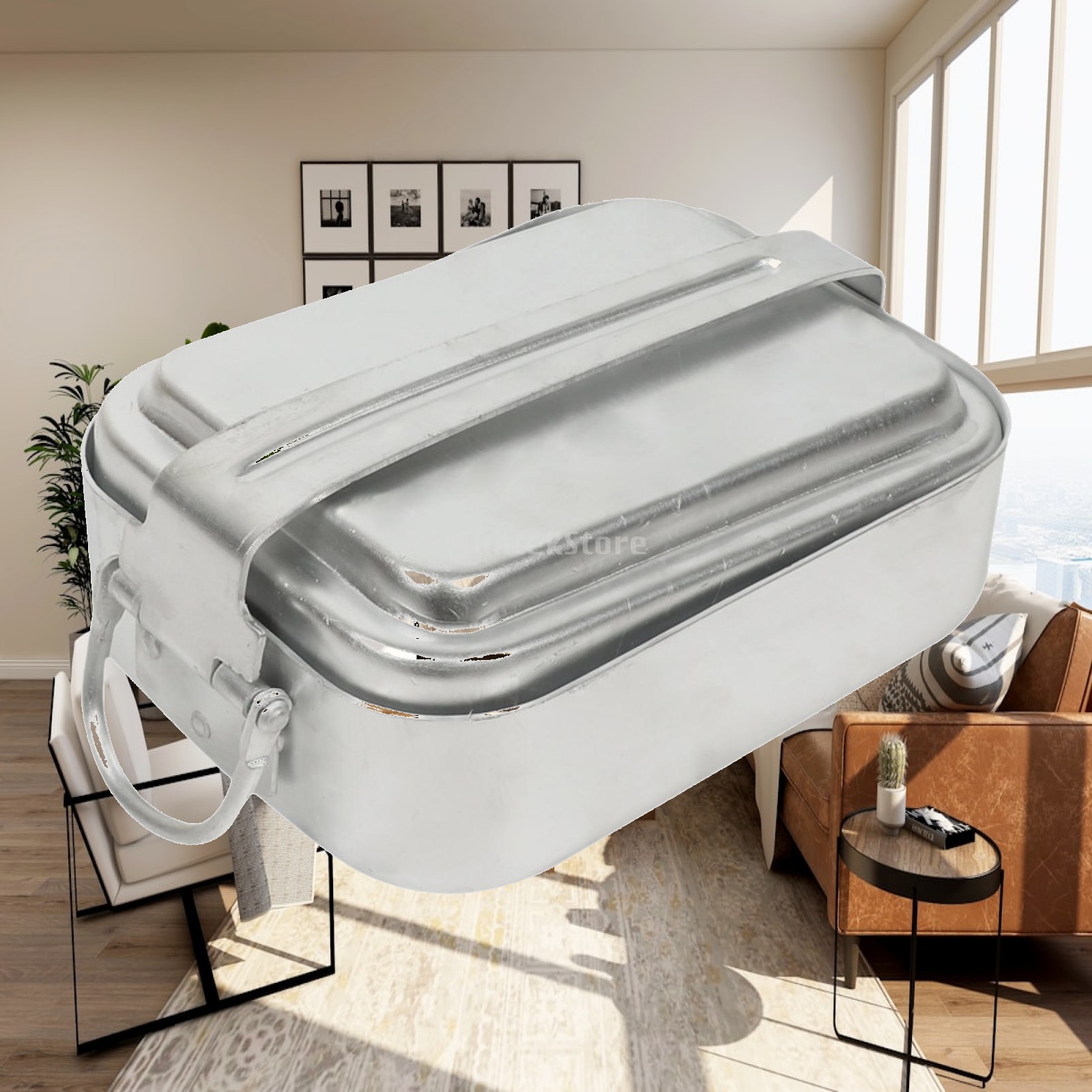 Camping Cooking Kit Box - Contenitore per Campeggio, Utensili da Cucina