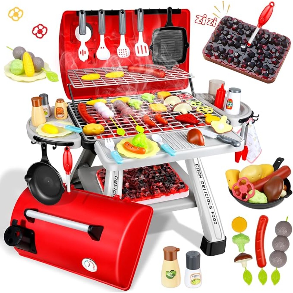 Camping Cooking Kids - Set Giocattolo Barbecue per Bambini, Gioco