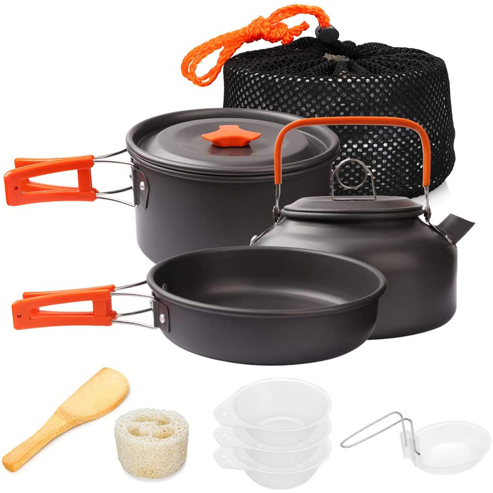 Camping Cooking Mesh - 1 pz/1 set kit di pentole