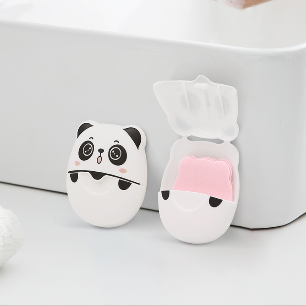 Biodegradable Soap Camp - 50 pz/scatola Panda Soap Flakes tavoletta