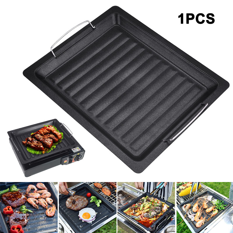 Camping Cooking Appliances - Padella per grigliare quadrata spessa da