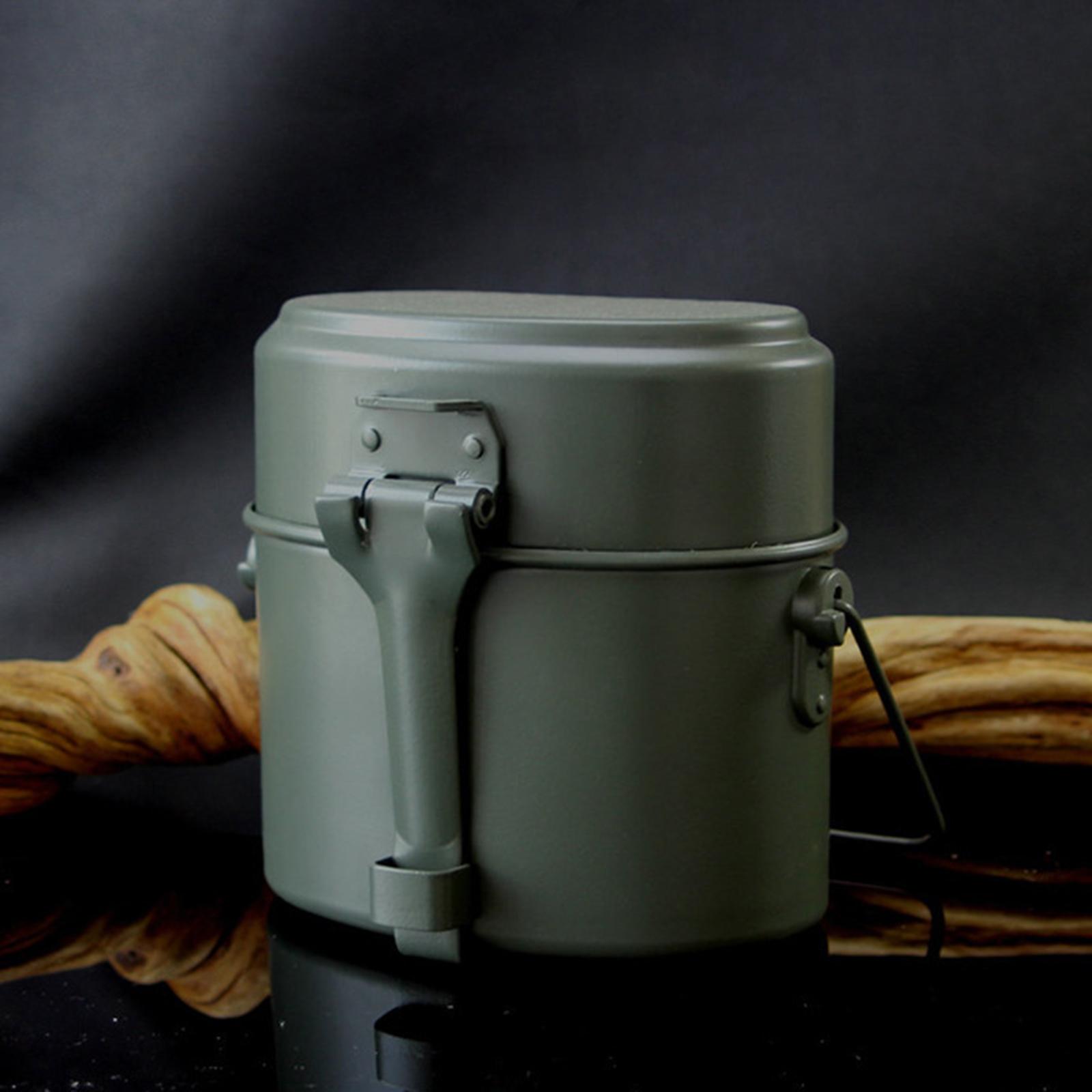 Camping Cooking Kit Box - Lunch Box Mess Kit Pentola e