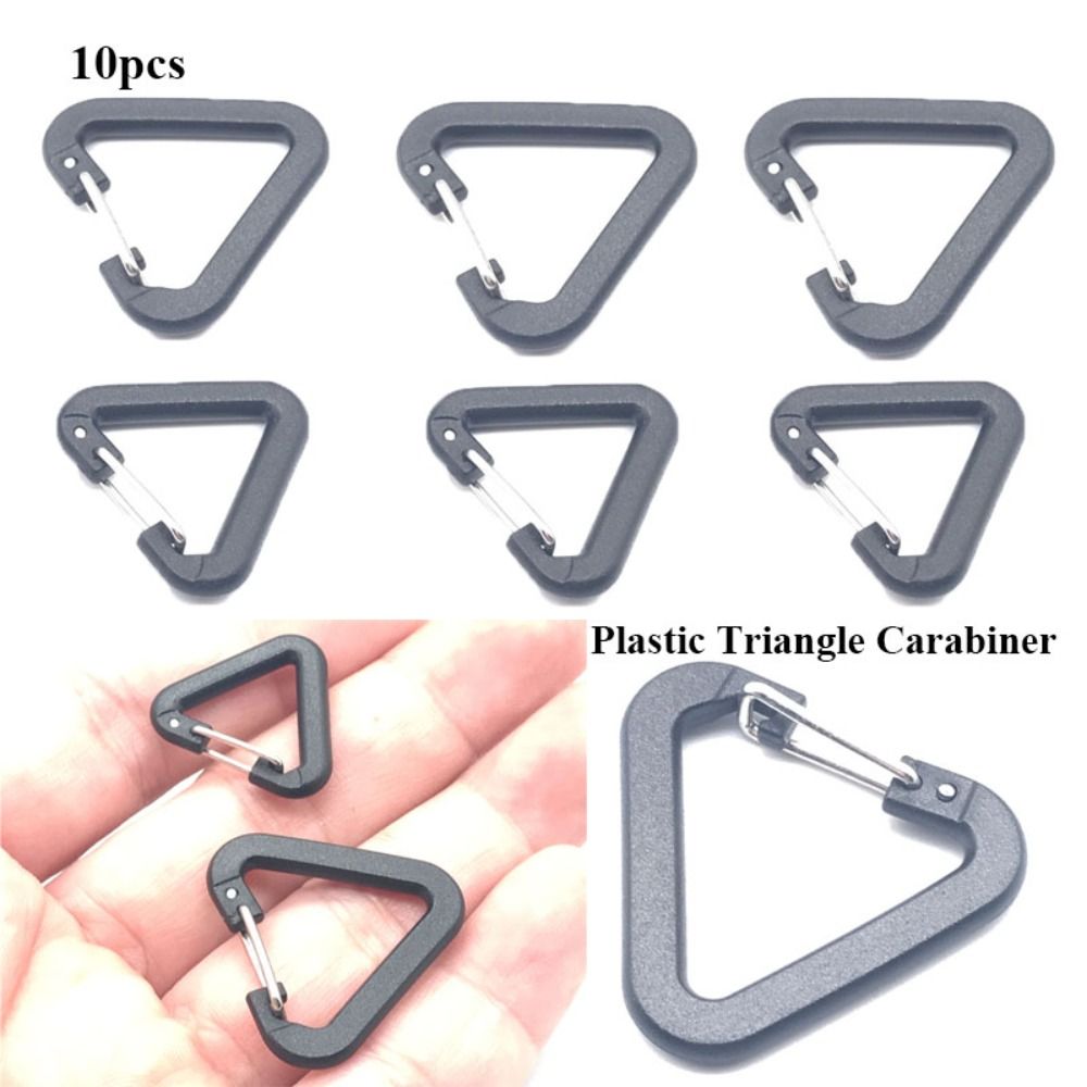 Camping Cooking Can - 10 pz plastica triangolo moschettone campeggio