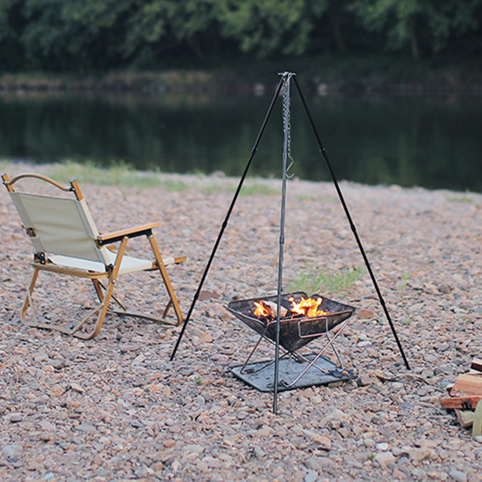 Camping Cooking Pot Tripod - Grande Treppiede per Falò da Esterno,
