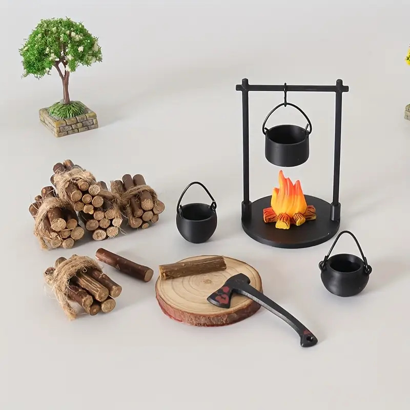 Camping Cooking Appliances - Mini falò sospeso stufa pentola casa