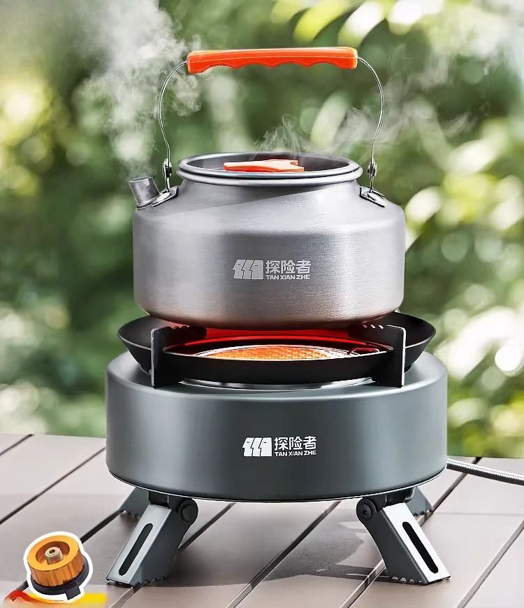Camping Cooking Gas Stove Portable Tool - Fornello a Gas Portatile Scomponibile per