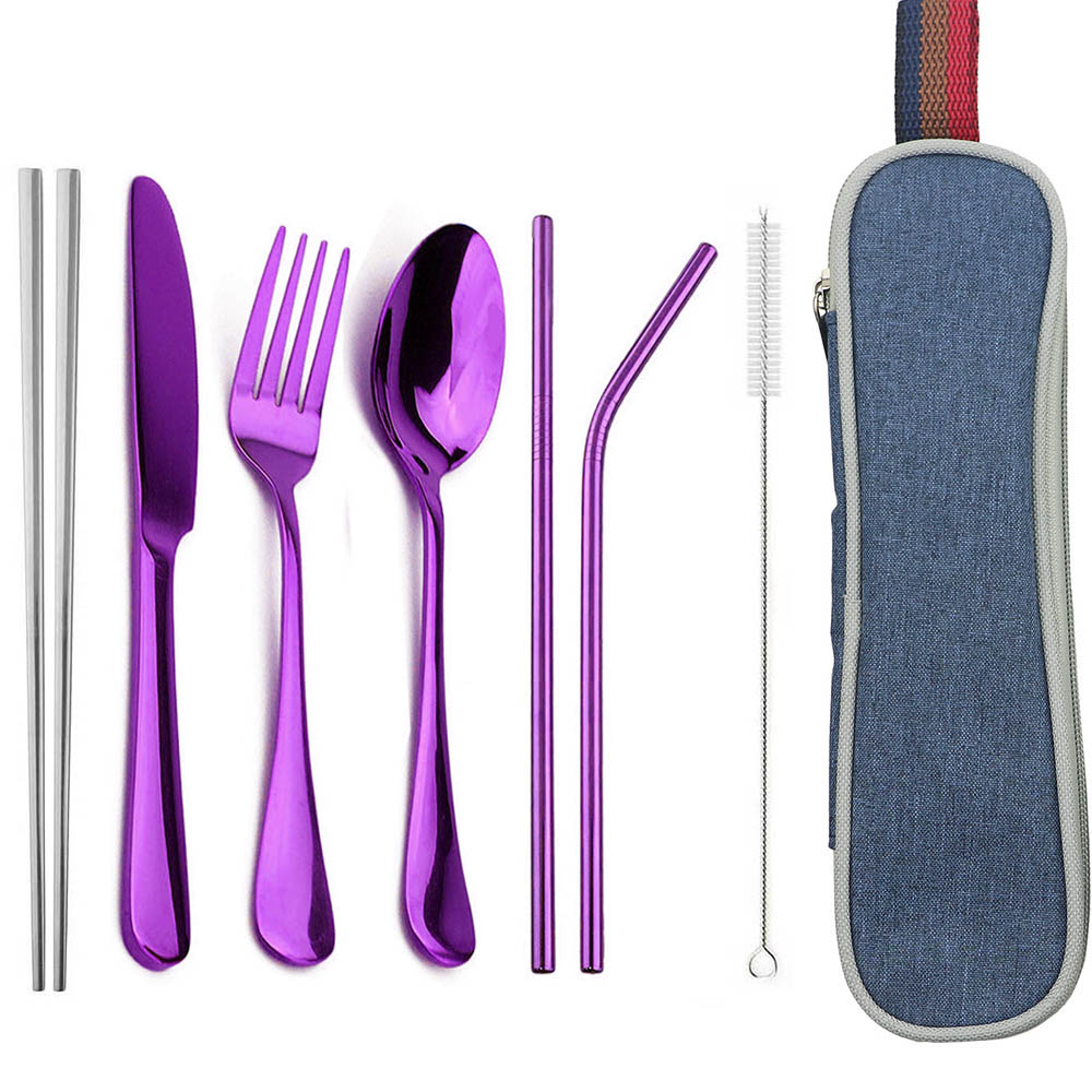 JANKNG stoviglie posate da via - Camping Cooking Knife Set recensione e prezzo