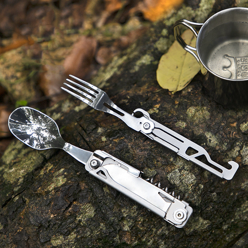 Set di forchette e cucchiai da - Camping Cooking Kit Box recensione e prezzo