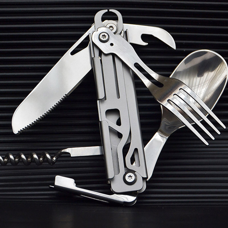 Set di forchette e cucchiai da - Camping Cooking Kit Box recensione e prezzo