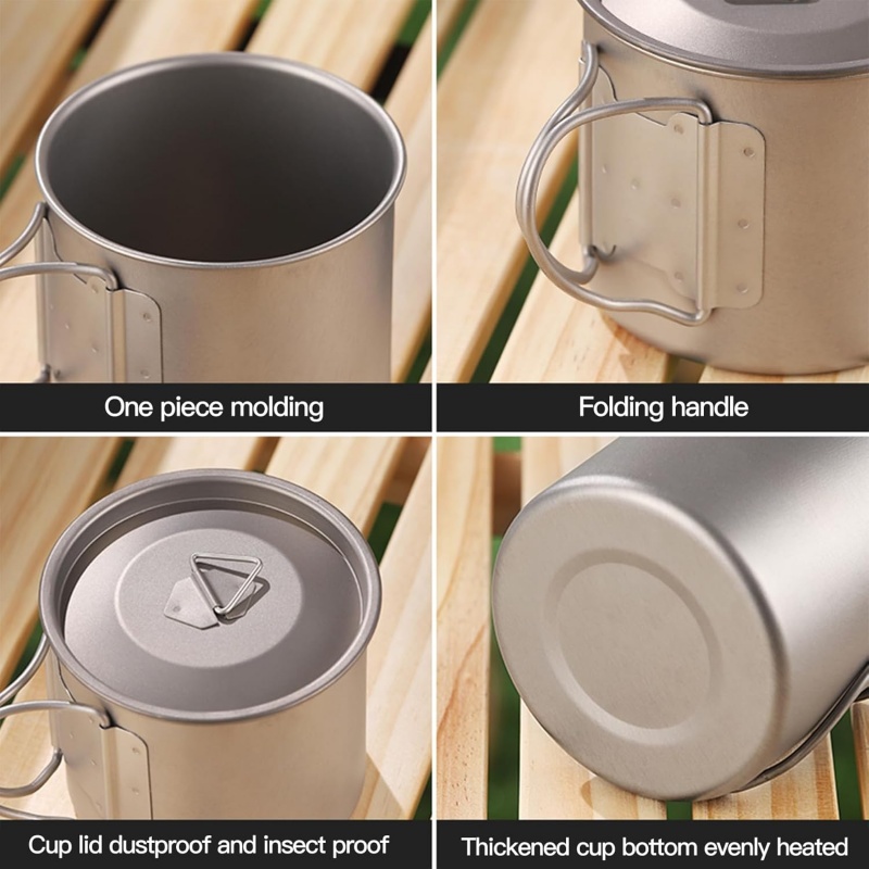 Tazza da campeggio in titanio  - Camping Cooking Mesh recensione e prezzo