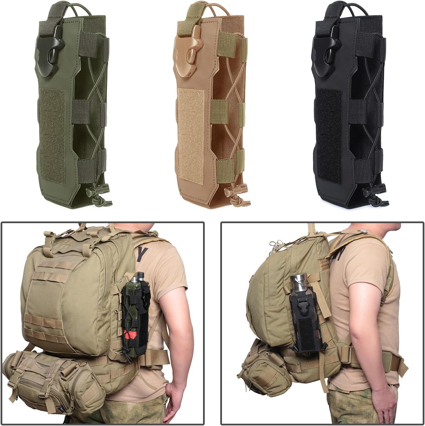Borsa Porta Borraccia Molle, F - Camping Cooking Can recensione e prezzo