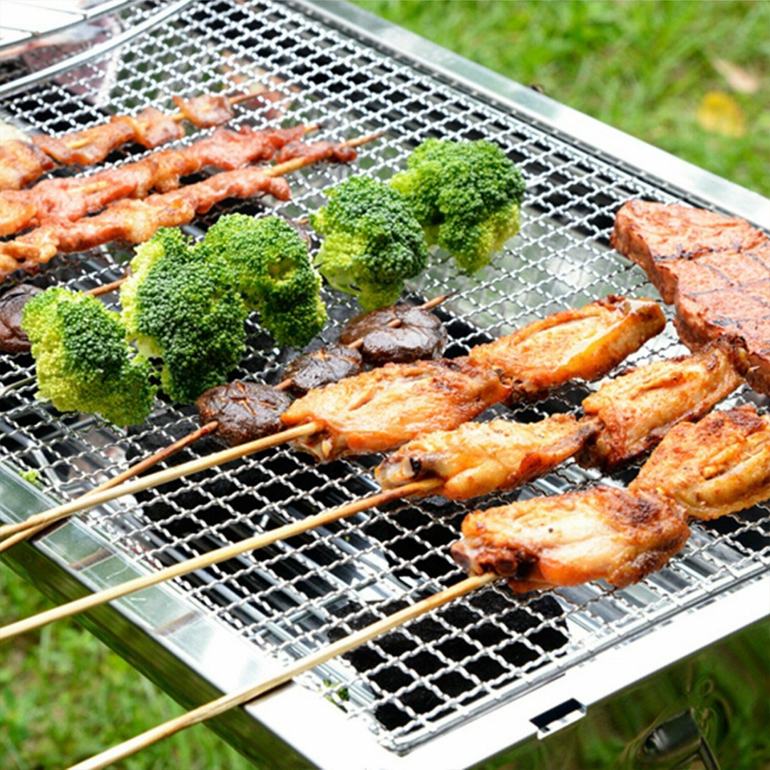 1 pz/2 pz 50*38 cm BBQ Grill d - Camping Cooking Mesh recensione e prezzo