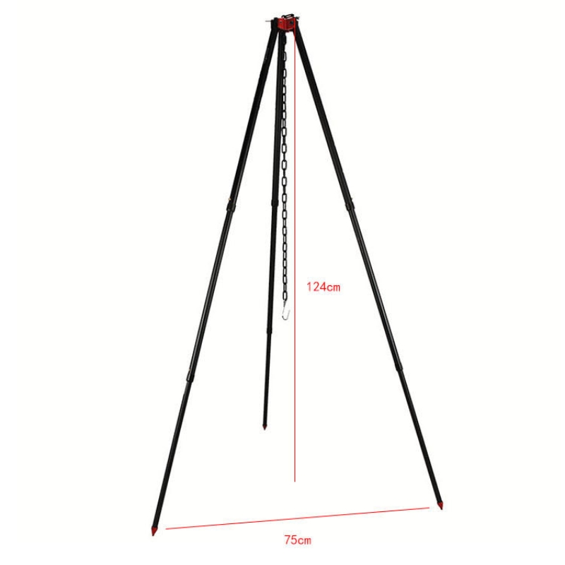 Treppiede per falò grande da e - Camping Cooking Pot Tripod recensione e prezzo