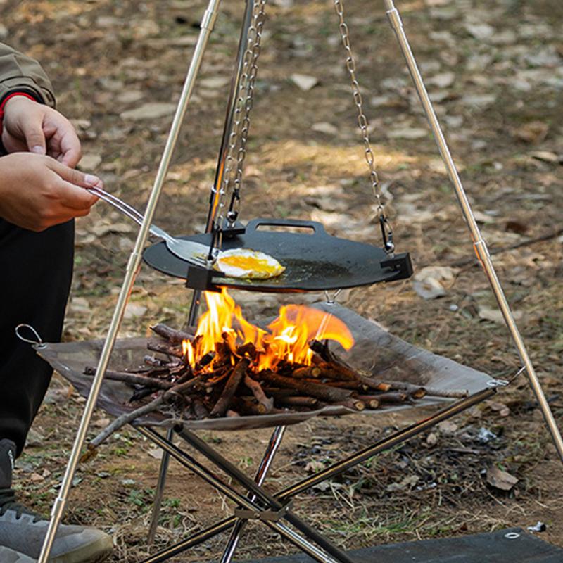 Supporto triangolare portatile - Camping Cooking Pot Tripod recensione e prezzo