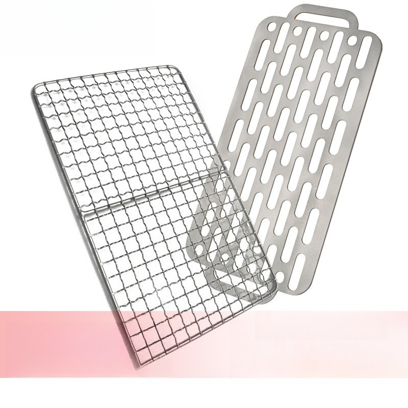 Griglia in titanio puro per ba - Camping Cooking Mesh recensione e prezzo