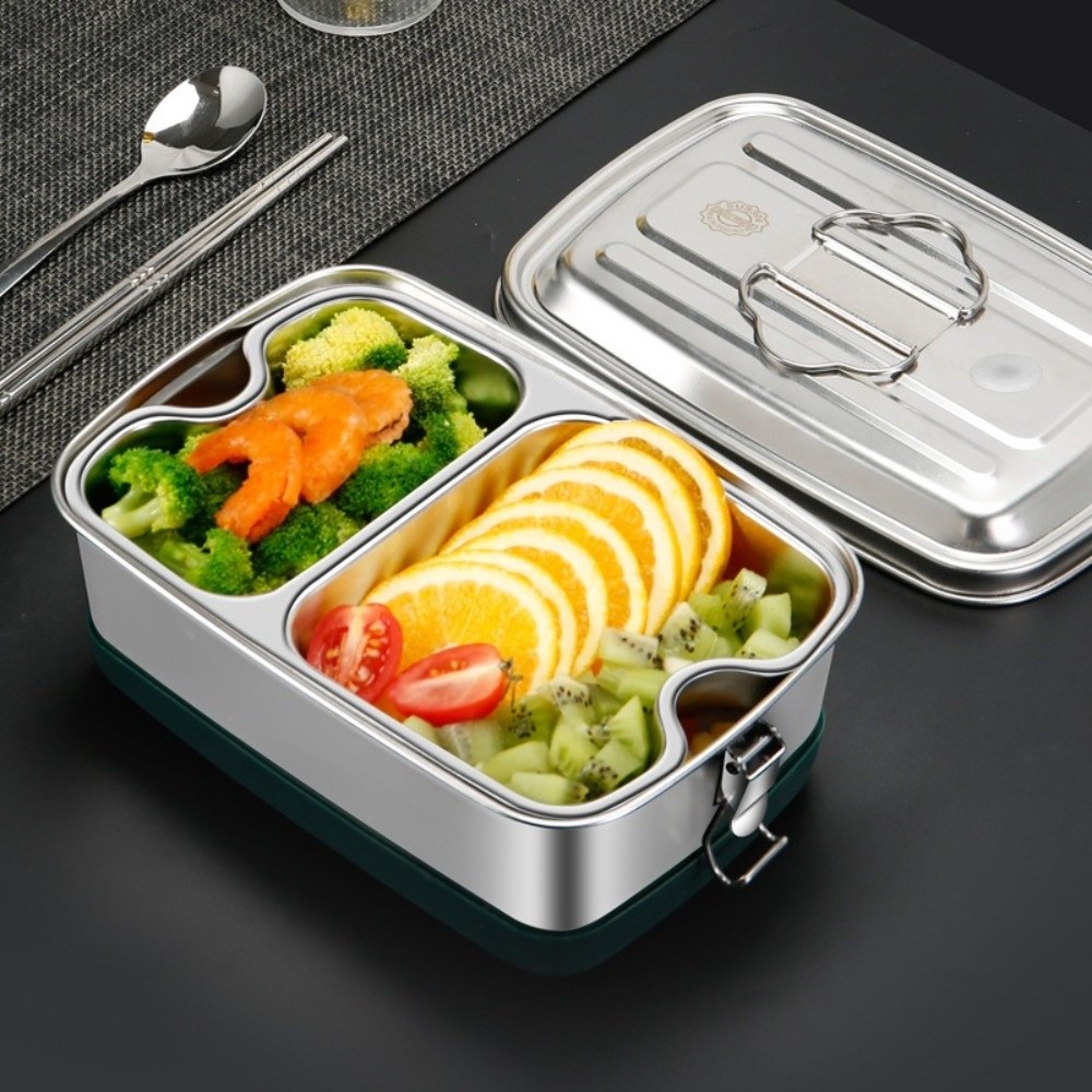 Scatola per il pranzo in accia - Camping Cooking Appliances recensione e prezzo