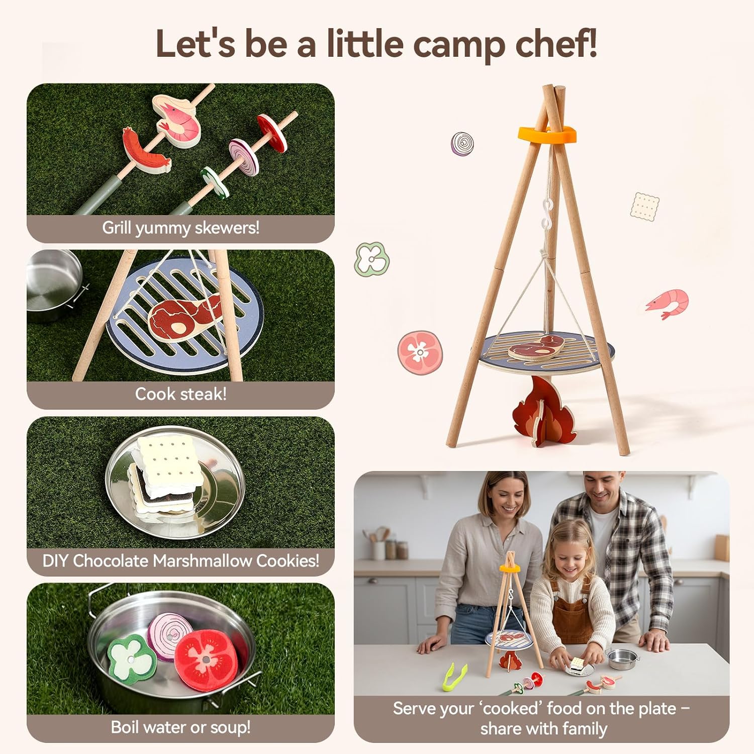Set Giocattolo da Campeggio in - Camping Cooking Kids recensione e prezzo