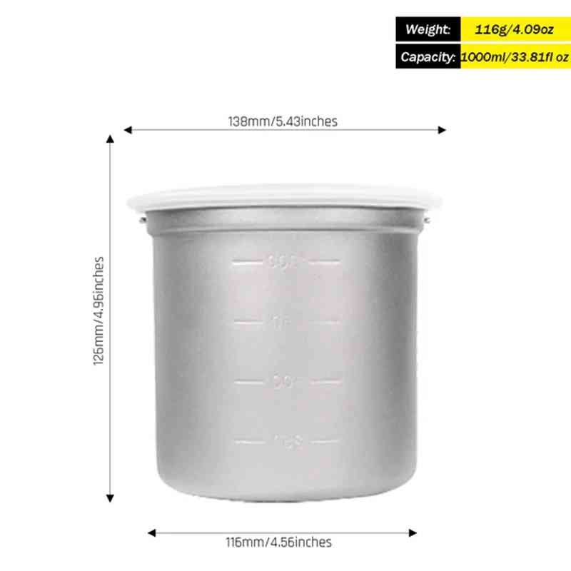 Silverant Camping Titanium Pot - Camping Cooking Mesh recensione e prezzo