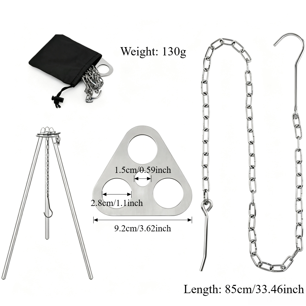 Treppiede da Campeggio Regolab - Camping Cooking Pot Tripod recensione e prezzo
