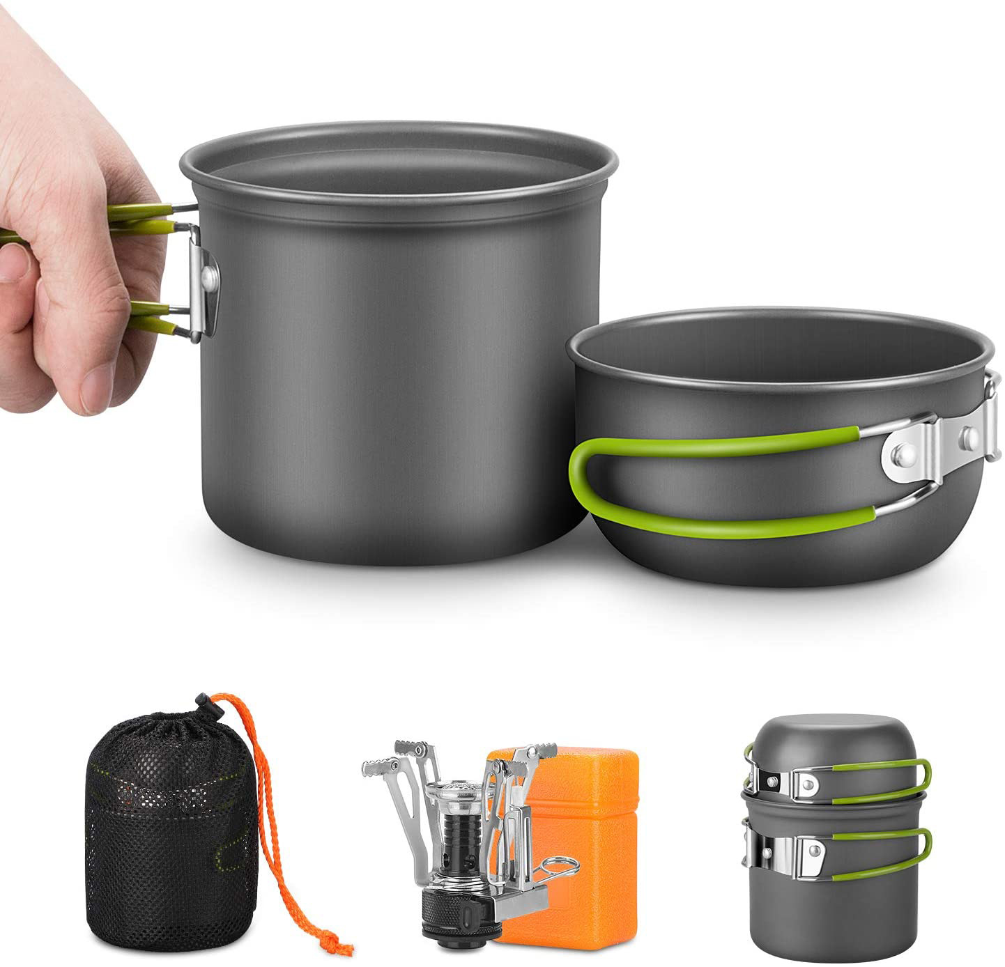 Kit di pentole da campeggio co - Camping Cooking Knife Set recensione e prezzo