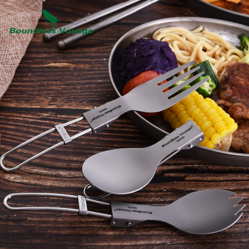 Boundless Voyage Titanium Posa - Camping Cooking Knife Set recensione e prezzo
