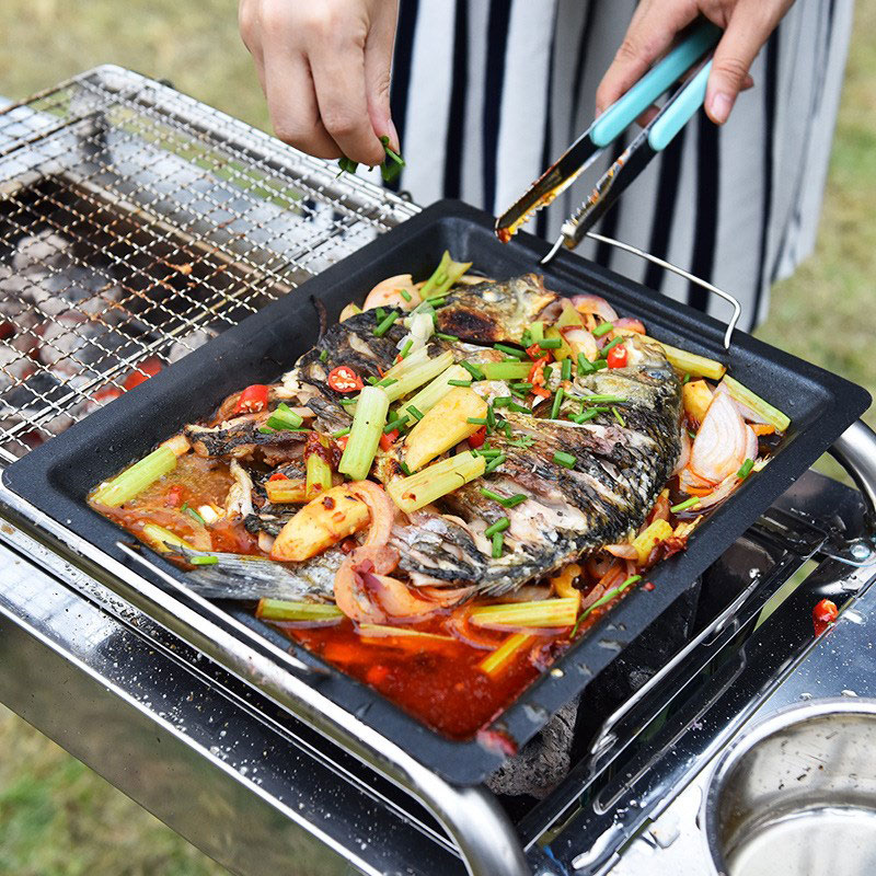 Padella per grigliare quadrata - Camping Cooking Appliances recensione e prezzo