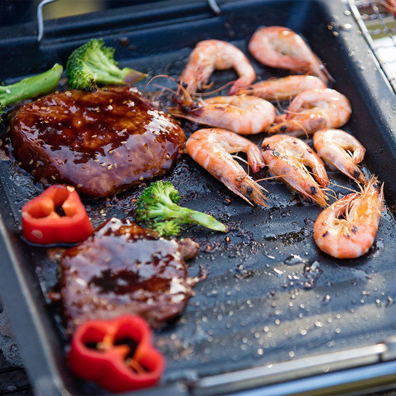 Padella per grigliare quadrata - Camping Cooking Appliances recensione e prezzo