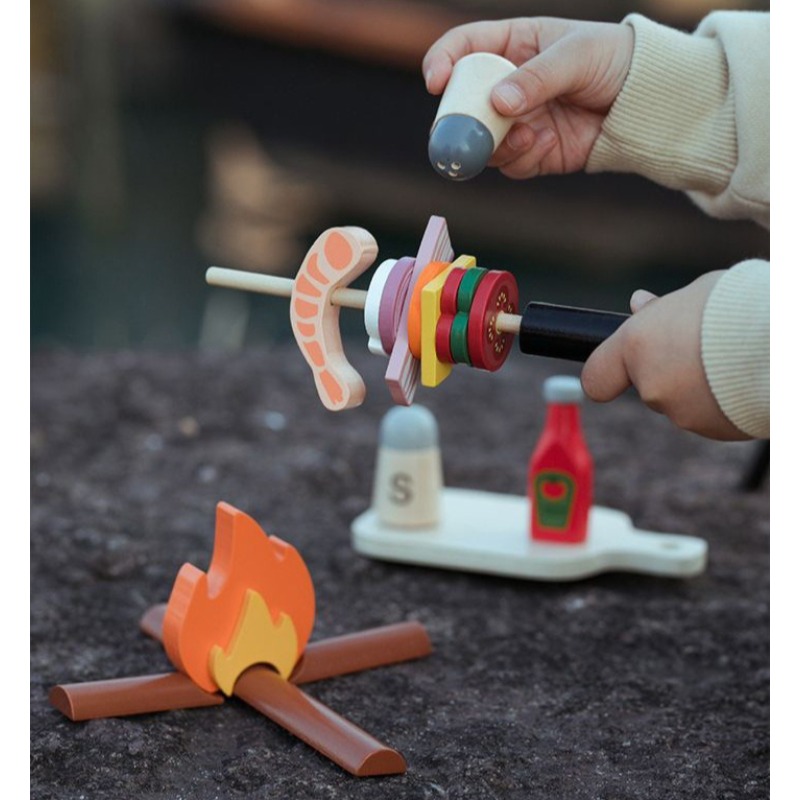 Set da campeggio in legno per  - Camping Cooking Kids recensione e prezzo