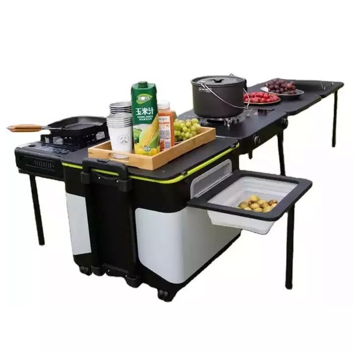 Set da Campeggio Multifunziona - Camping Cooking Bench recensione e prezzo