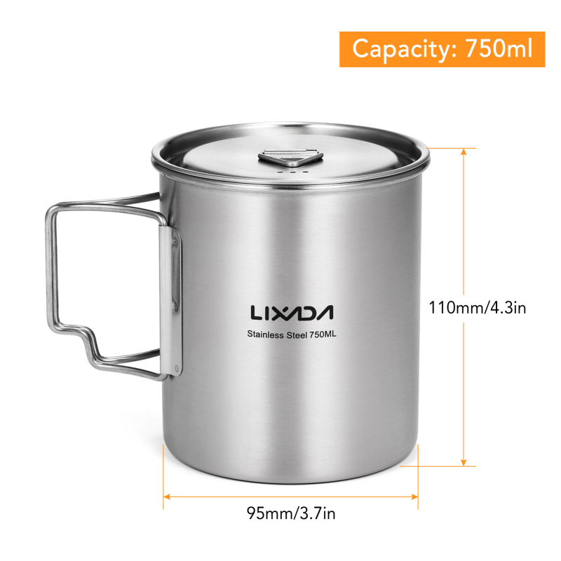 Lixada tazza da 750ml tazza da - Camping Cooking Mesh recensione e prezzo