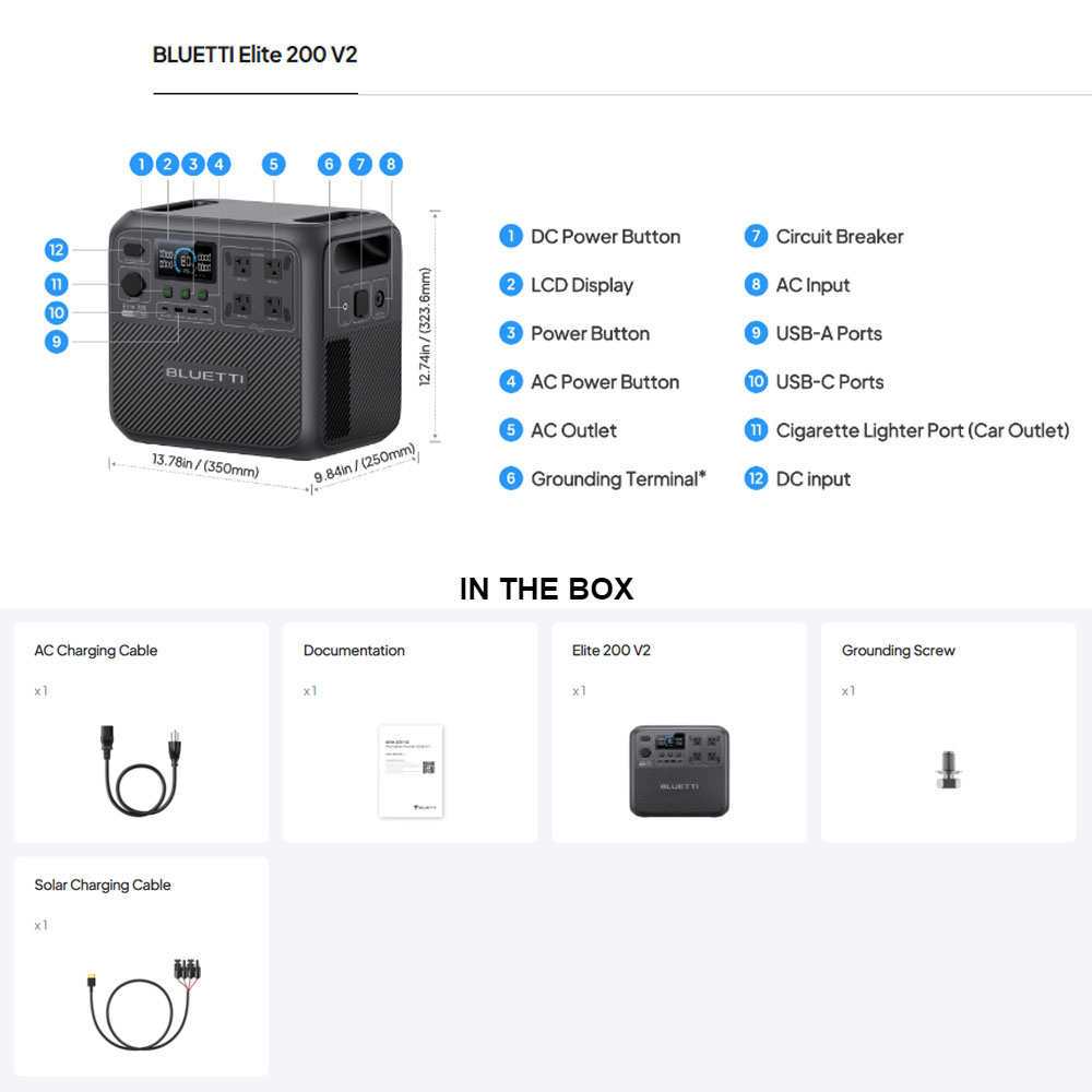 【Rinnovato】BLUETTI Elite 200 V - Camping Cooking Appliances recensione e prezzo
