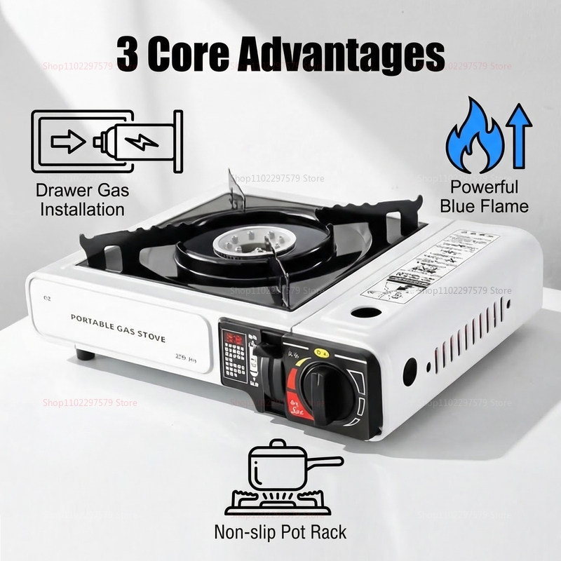 Fornello a Gas Portatile Piegh - Camping Cooking Gas Stove Portable Tool recensione e prezzo