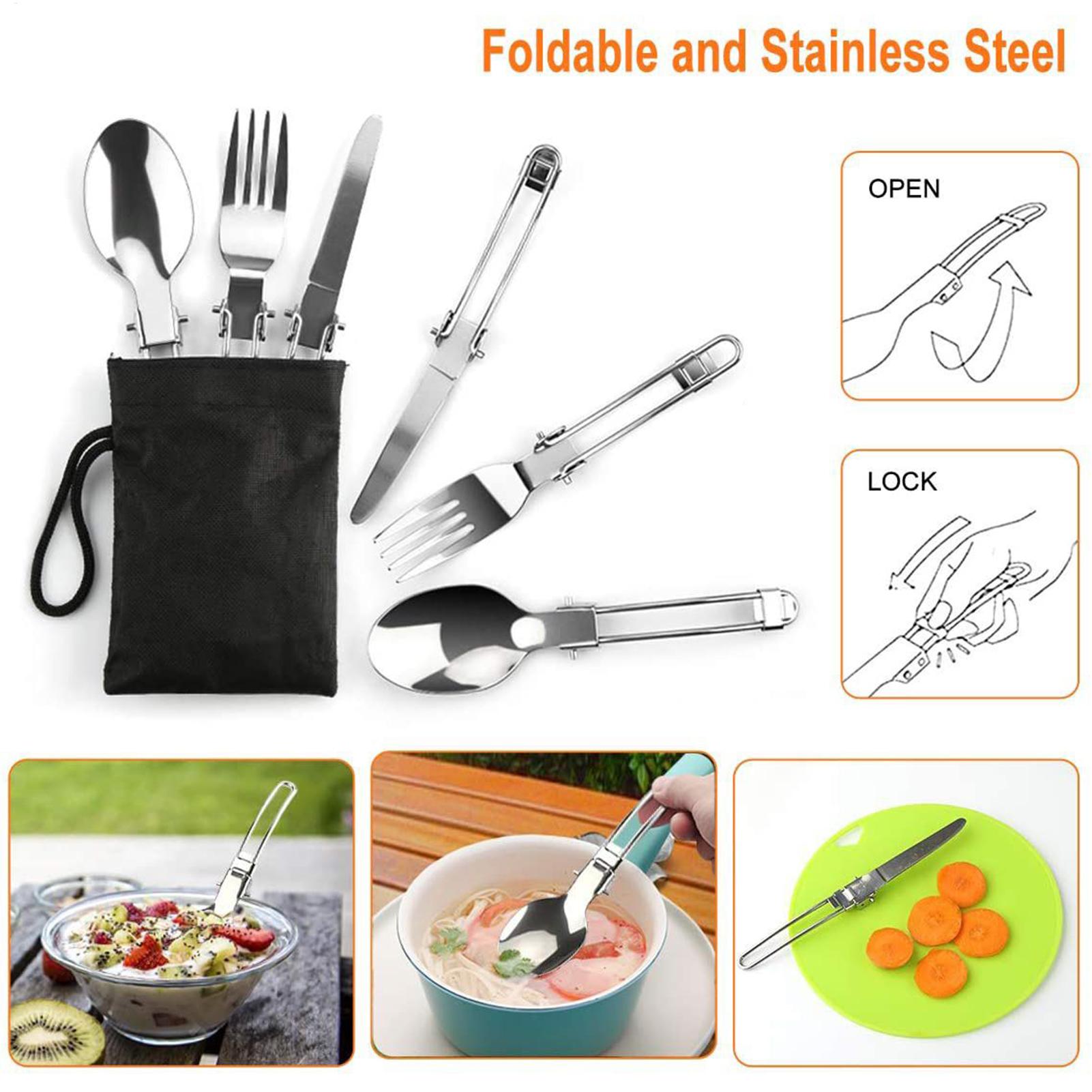Set da cucina per zaino in spa - Camping Cooking Knife Set recensione e prezzo