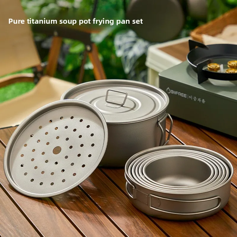 Set di pentole da esterno in t - Camping Cooking Mesh recensione e prezzo