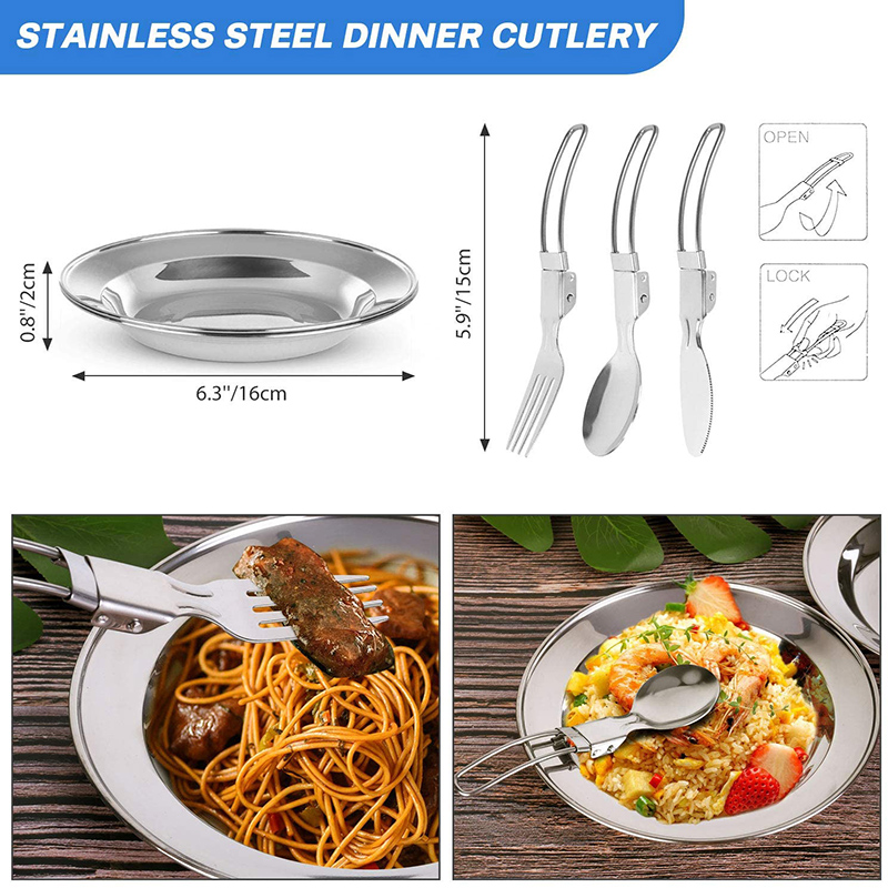 Set da Cucina per Campeggio co - Camping Cooking Knife Set recensione e prezzo