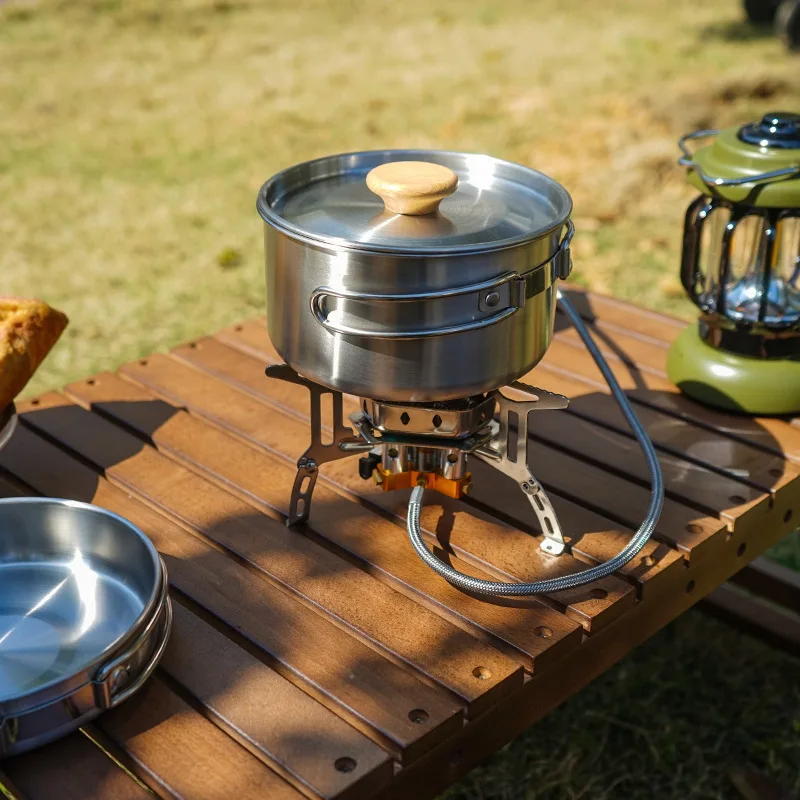 Set di pentole pieghevoli per  - Camping Cooking Kit Box recensione e prezzo