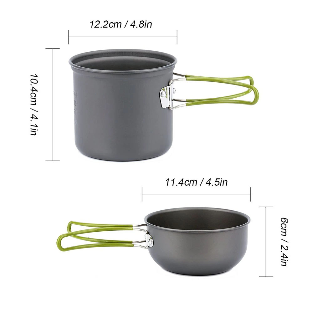 Kit di pentole da campeggio co - Camping Cooking Mesh recensione e prezzo