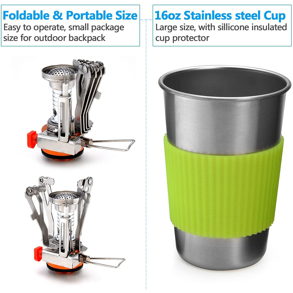 Kit di pentole da campeggio co - Camping Cooking Mesh recensione e prezzo